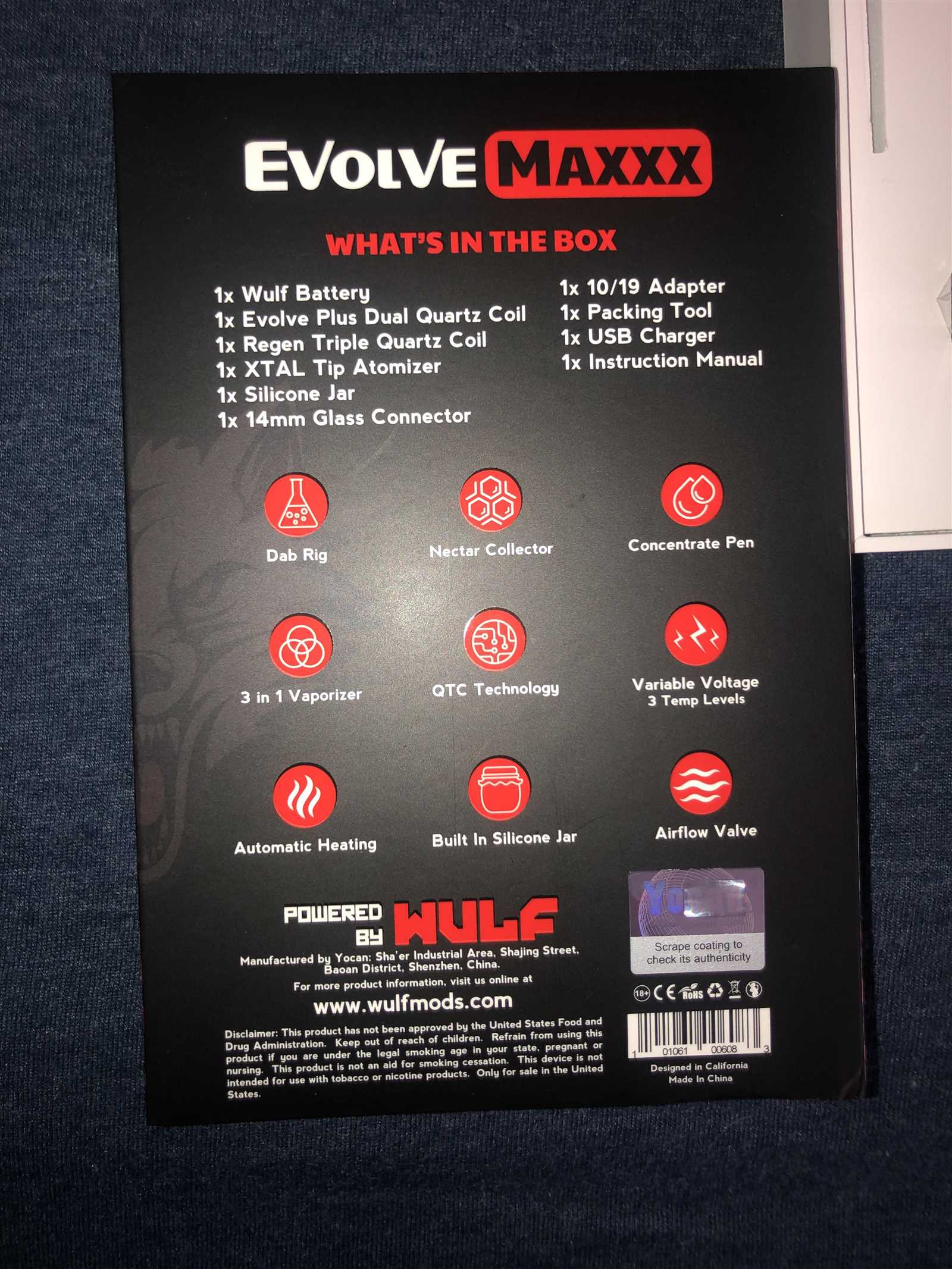 evolve plus instruction manual