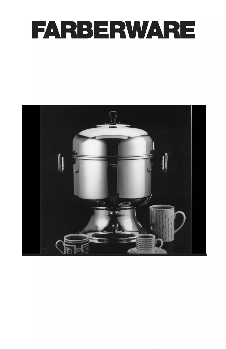 farberware coffee maker instruction manual