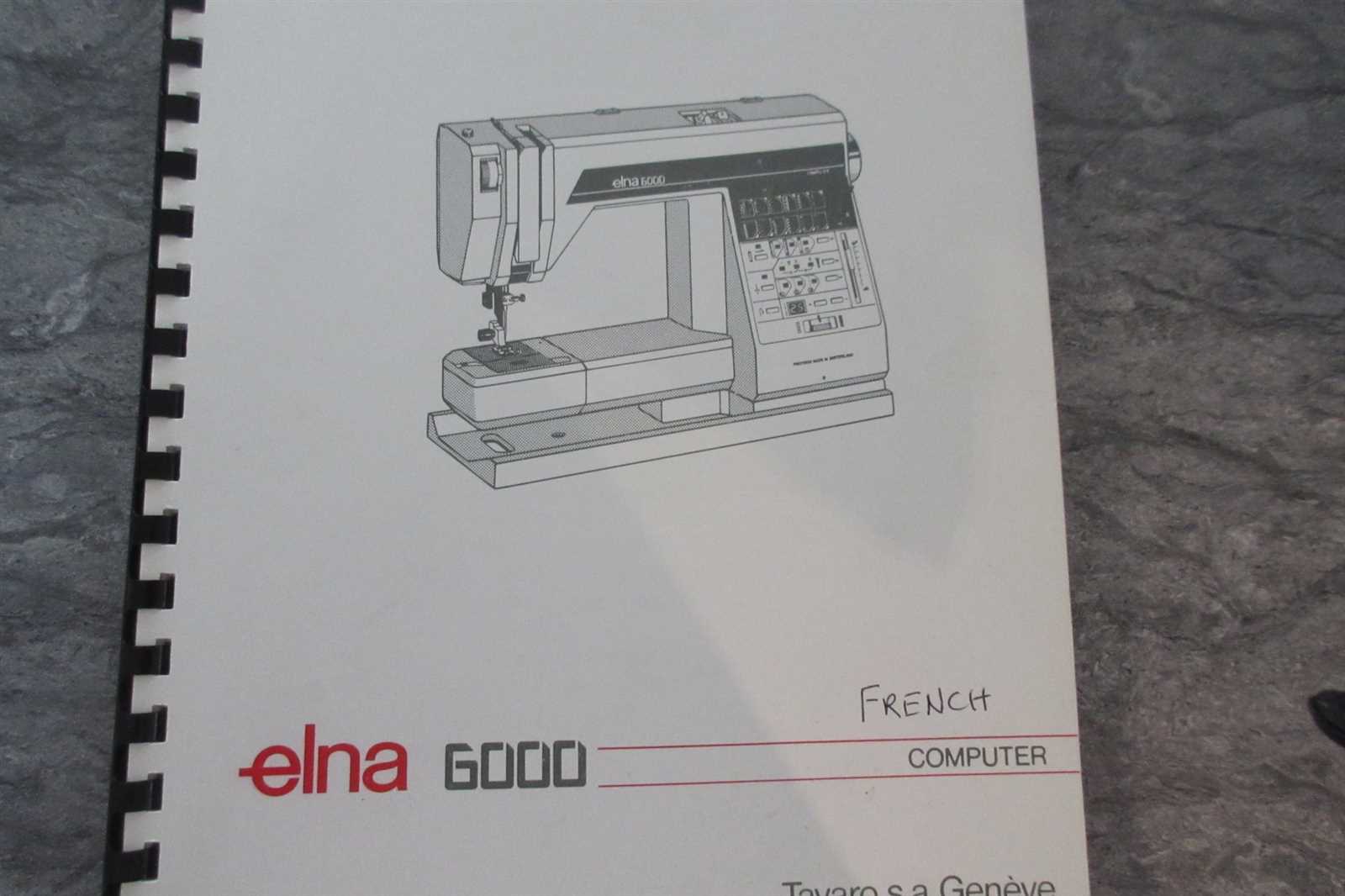 elna 5000 sewing machine instruction manual