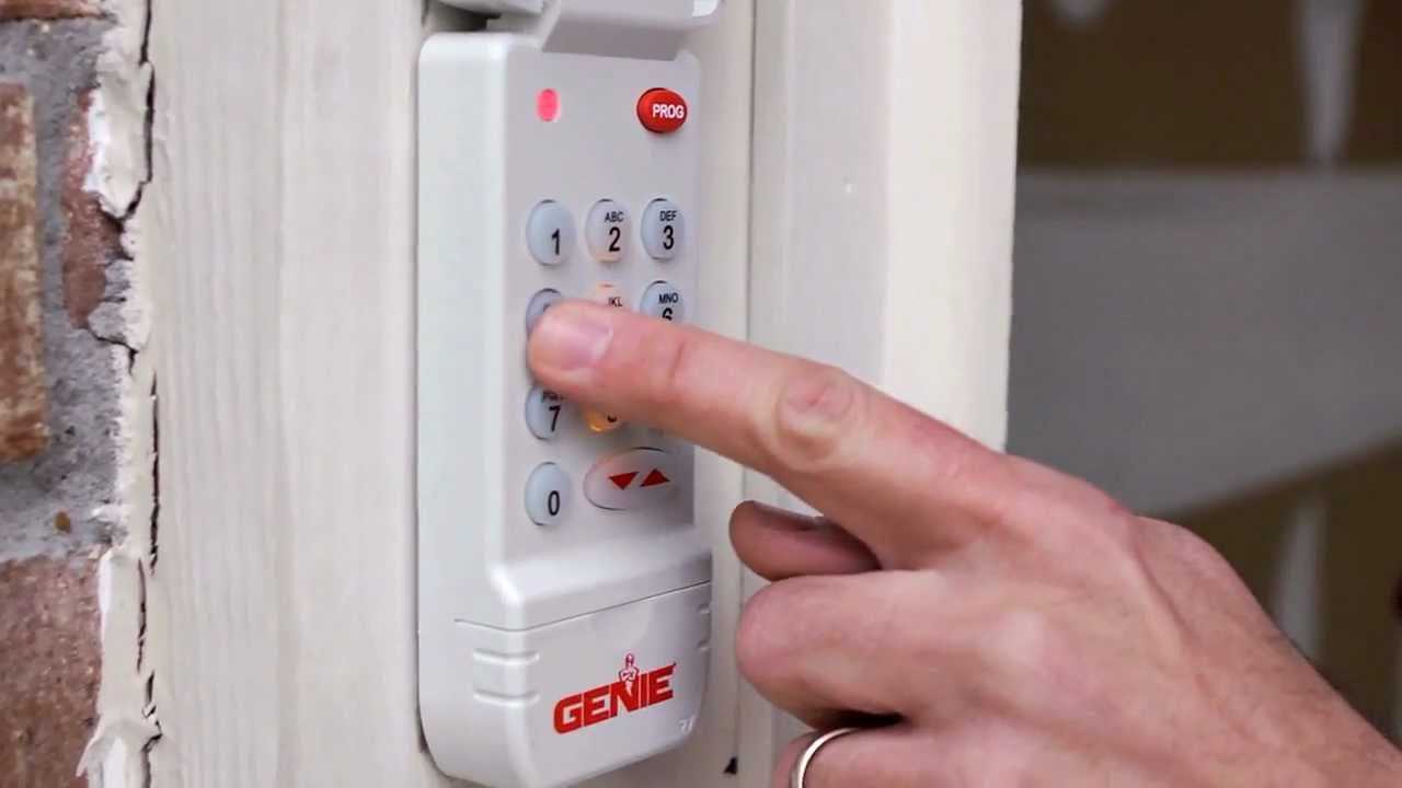 instruction manual for genie garage door opener