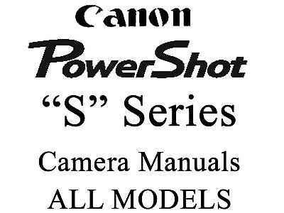 canon powershot s5 is instruction manual