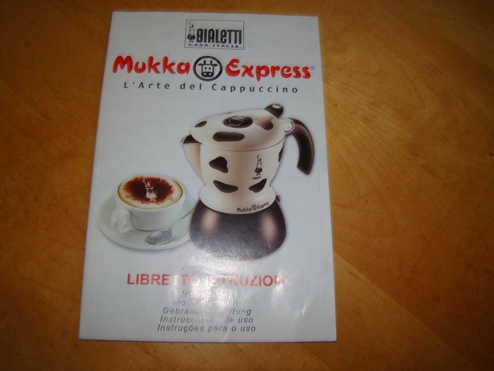 mukka express instructions manual