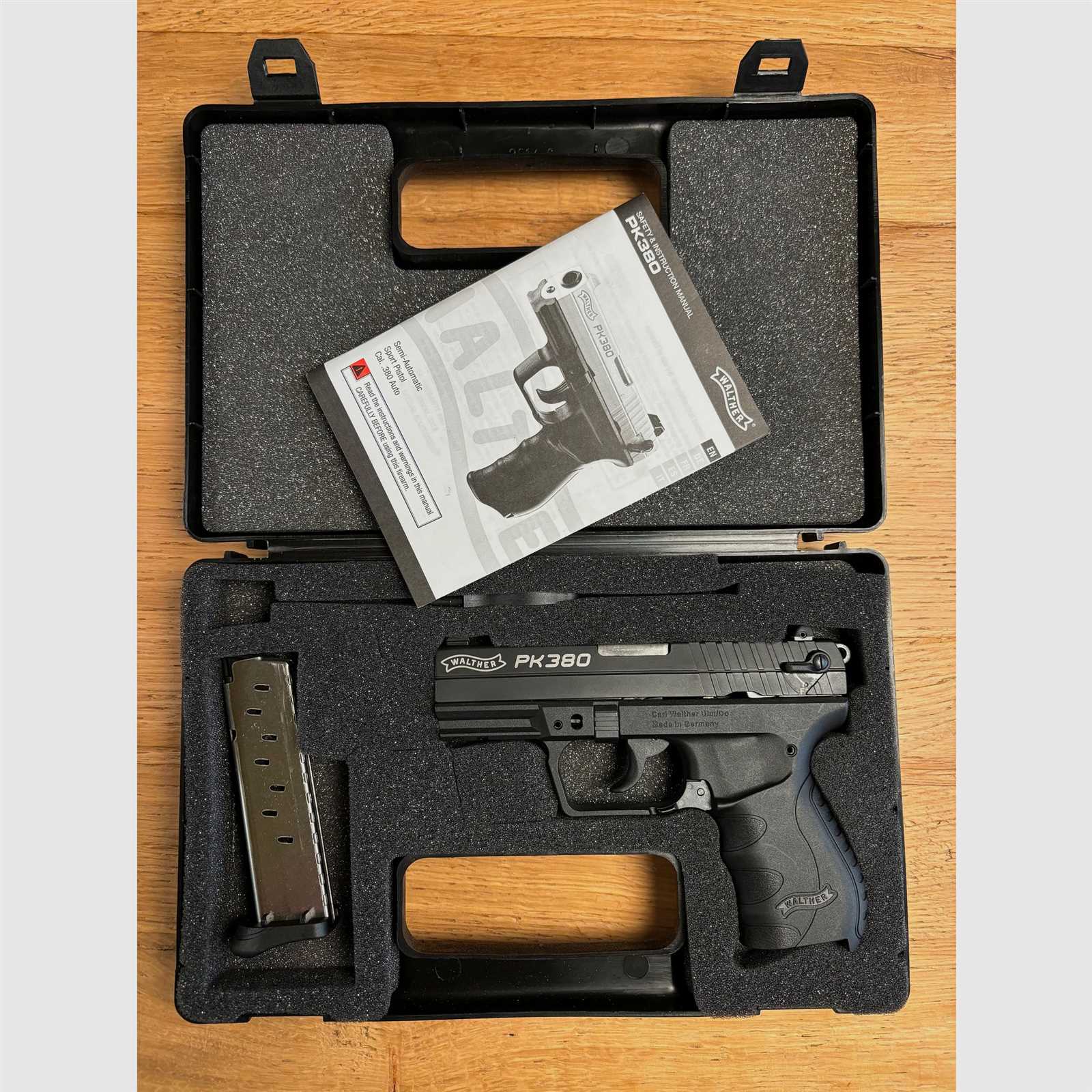 walther pk380 instruction manual