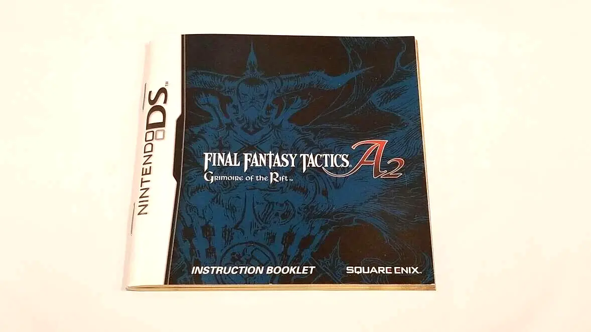 final fantasy instruction manual