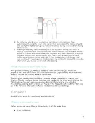 fitbit instruction manual charge 2