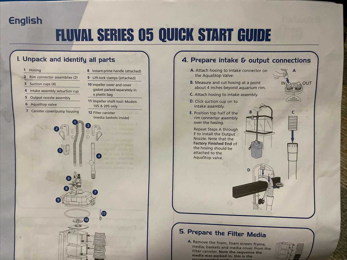 fluval 406 instruction manual