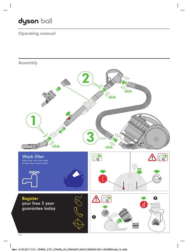 dyson light ball instruction manual