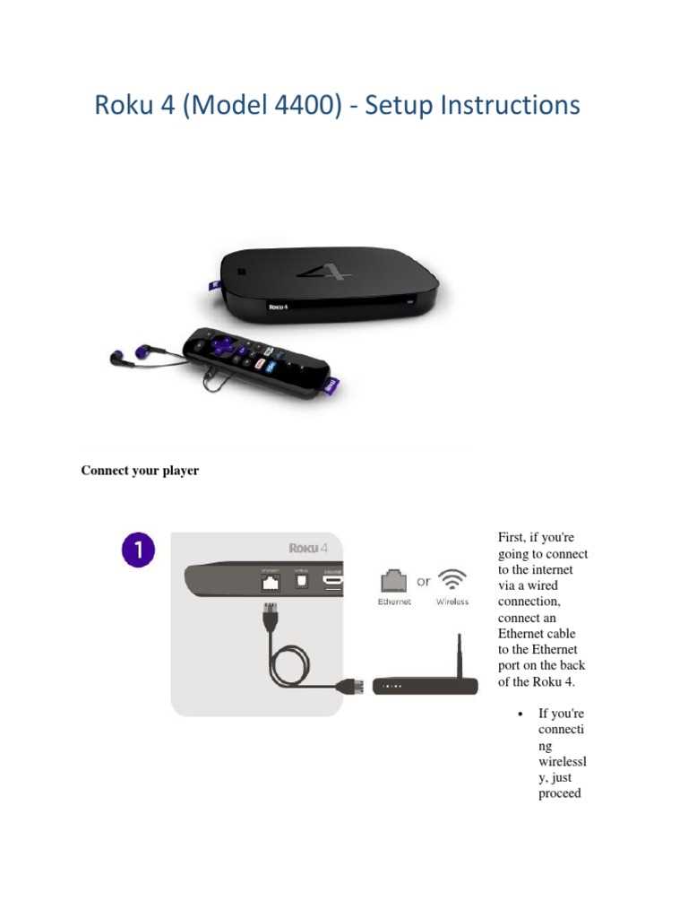 roku instruction manual download