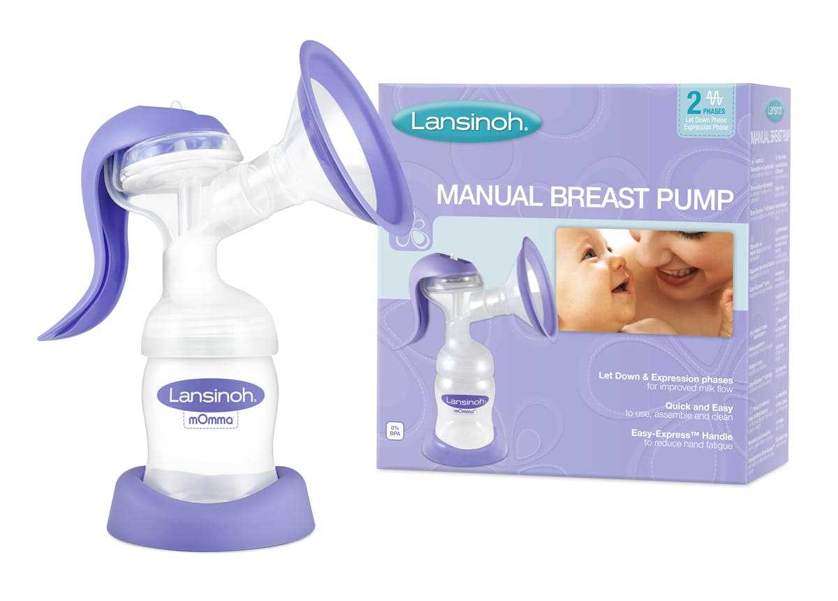 lansinoh manual breast pump instructions