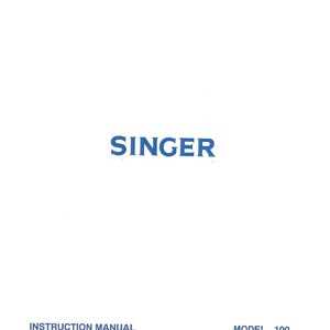 singer one plus instruction manual