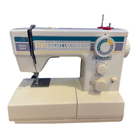 instruction manual for white sewing machine