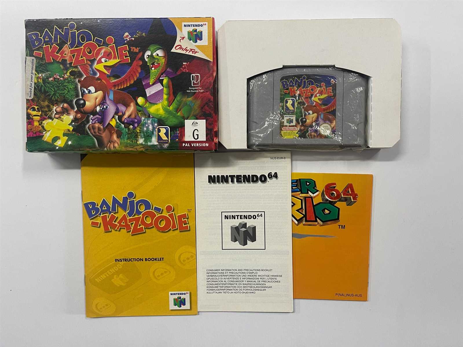 banjo kazooie instruction manual