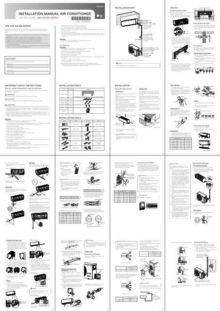 lg air conditioner instruction manual