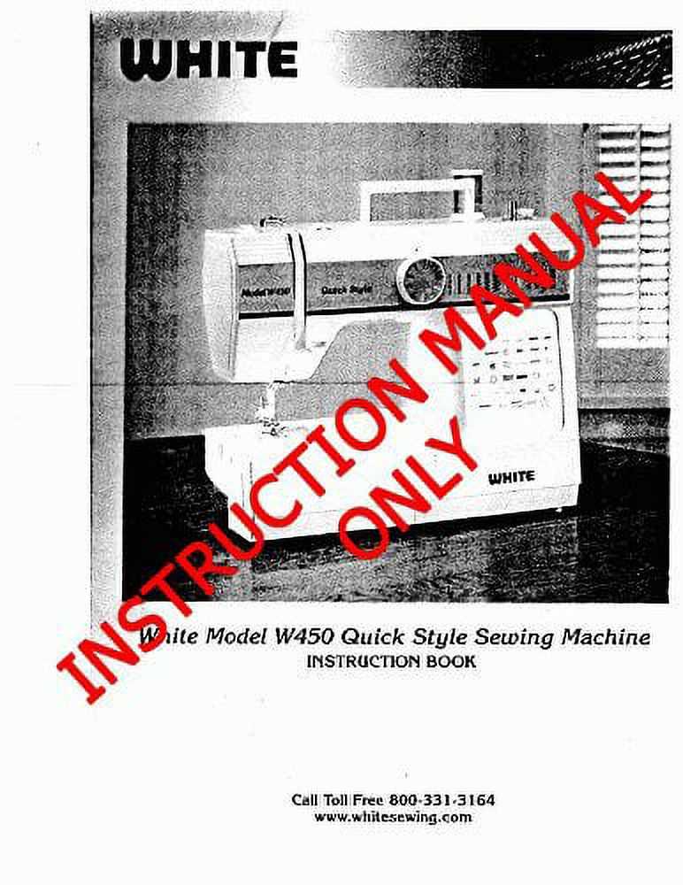 instruction manual for white sewing machine