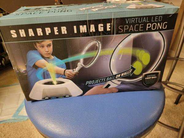 sharper image virtual led space pong instruction manual