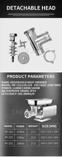 manual meat grinder assembly instructions