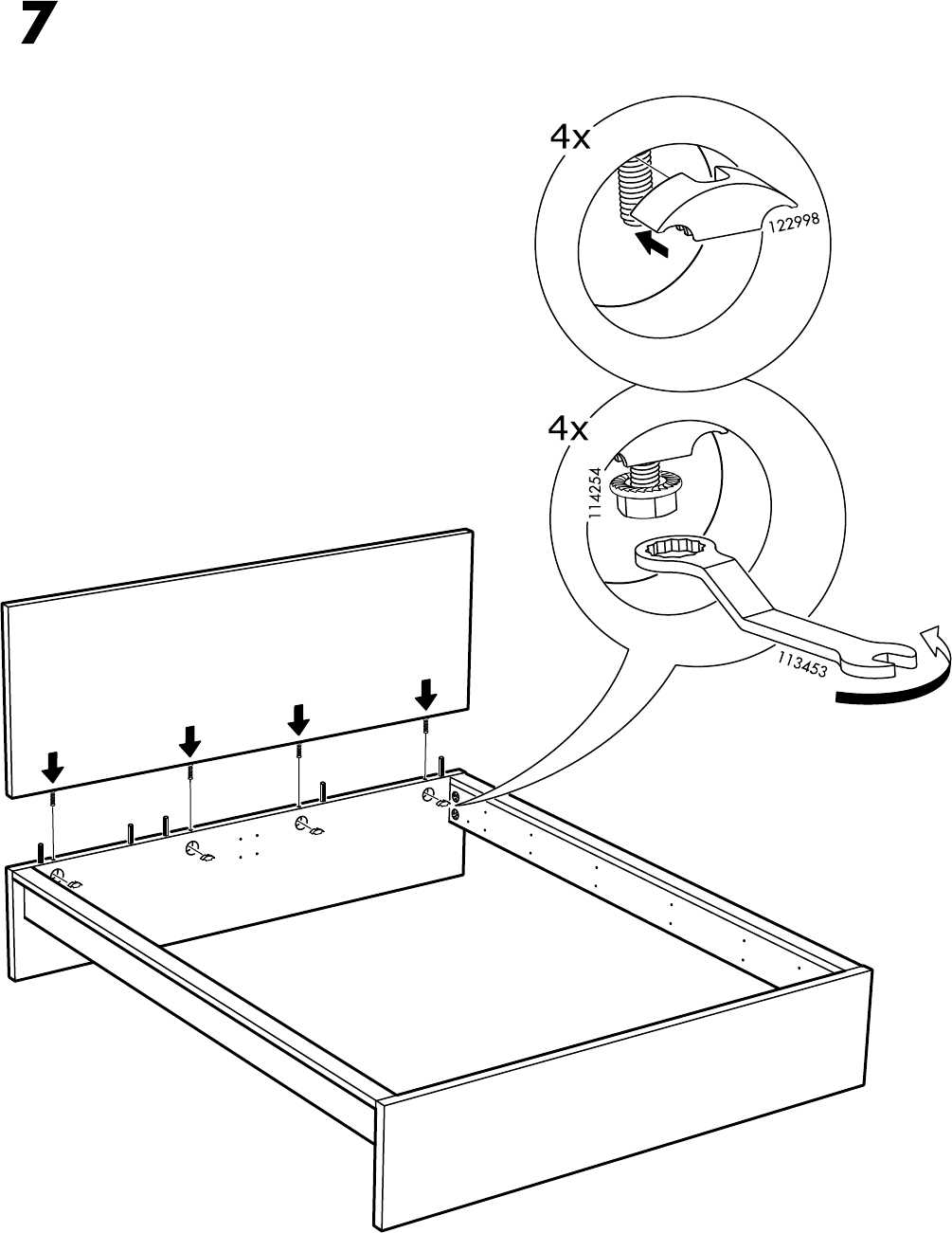 manual ikea skorva bed instructions