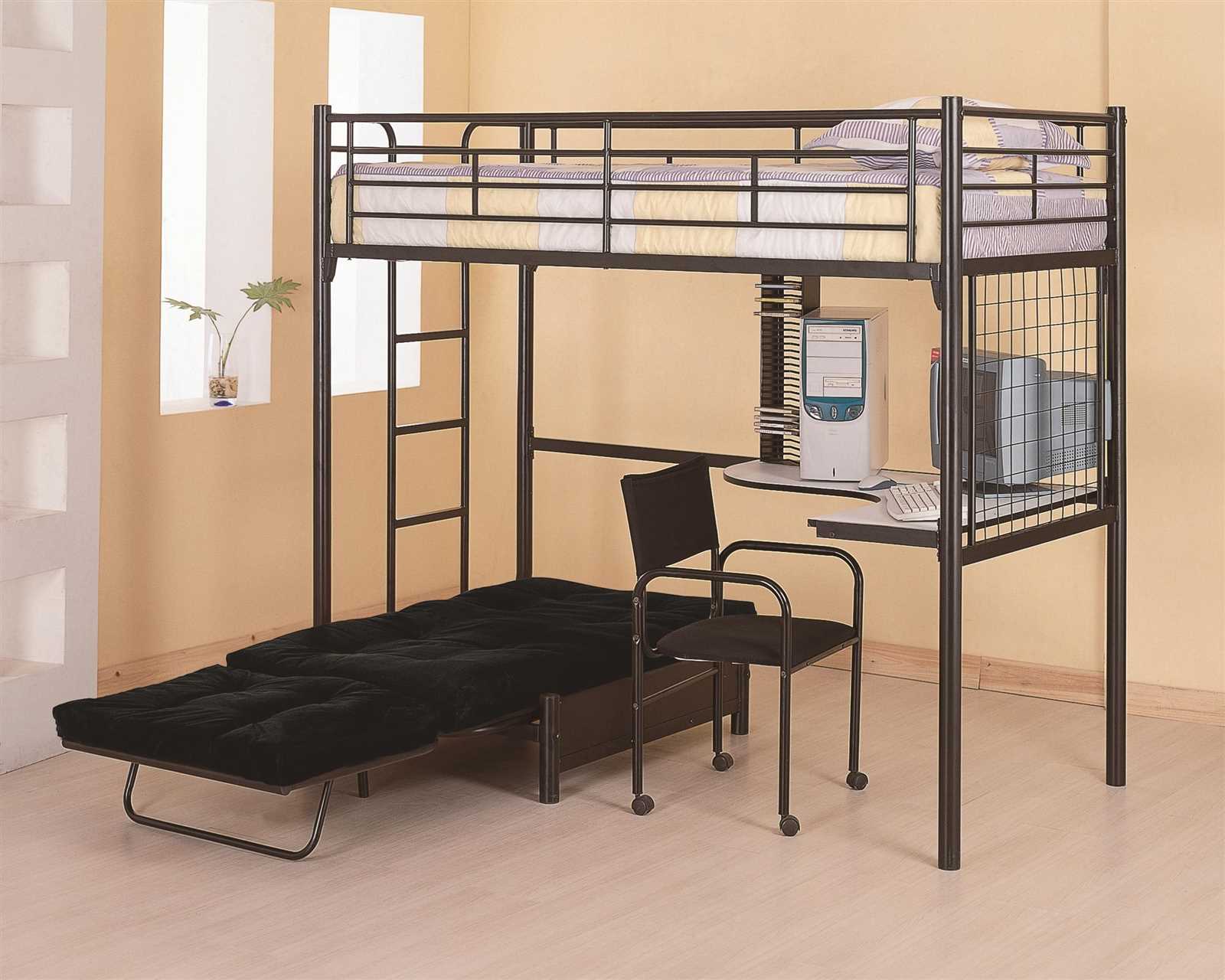 your zone metal loft bed instruction manual