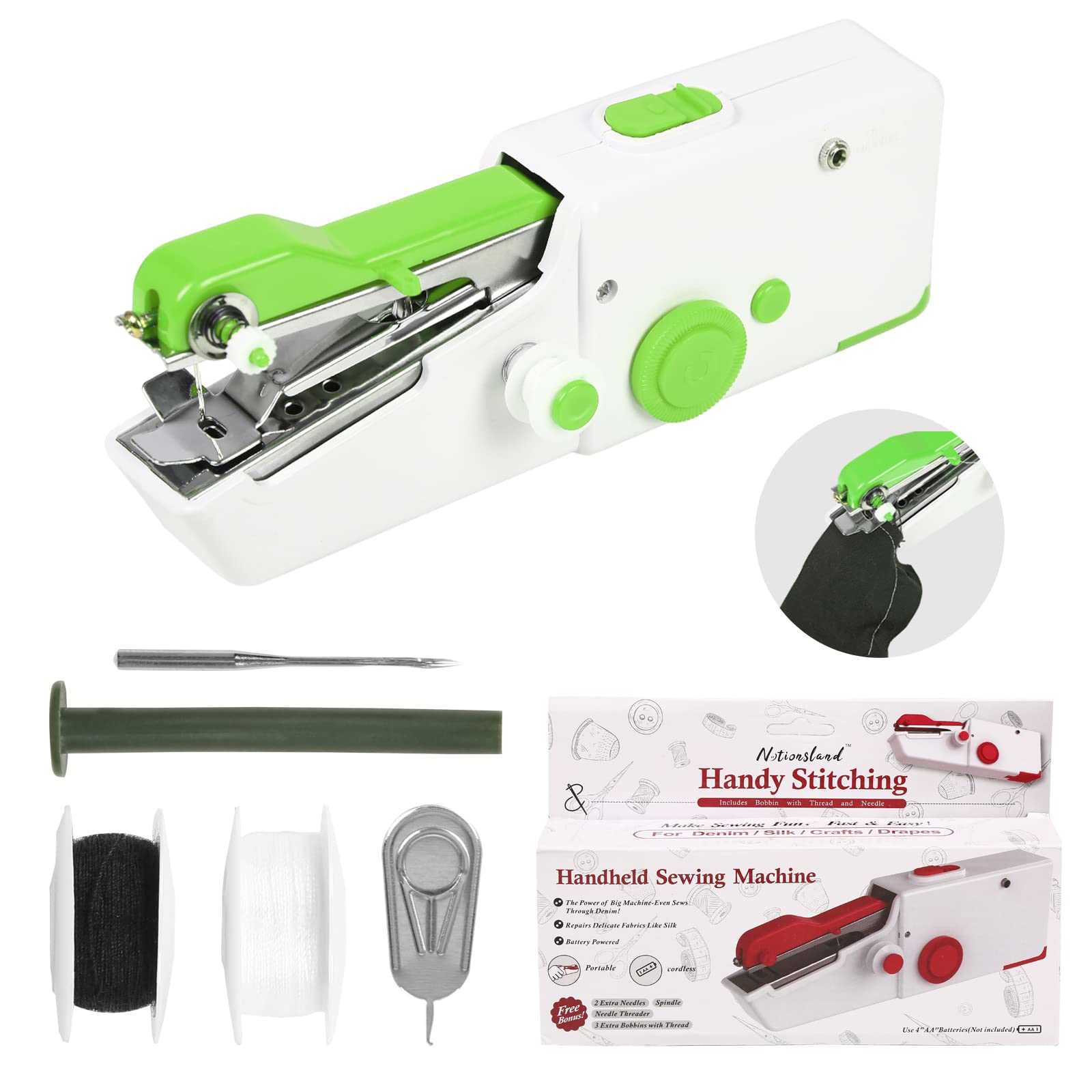 handy stitch handheld sewing machine instruction manual