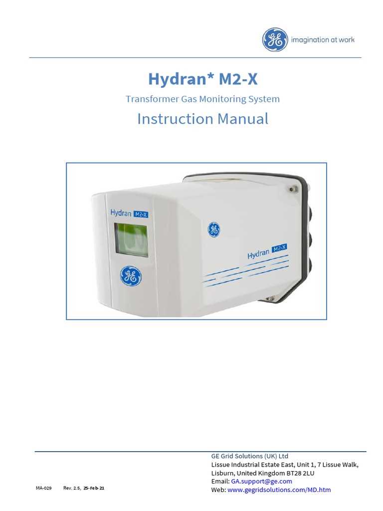 ge hydran m2 instruction manual