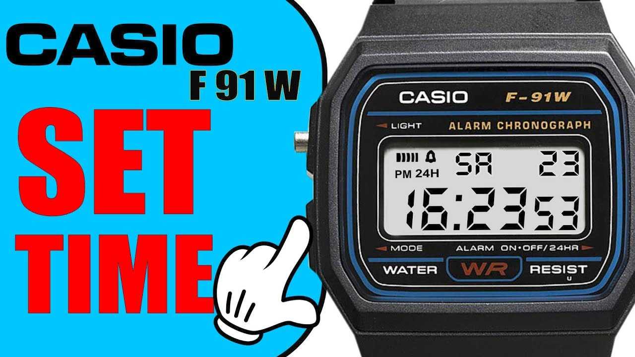 casio f 91w instruction manual