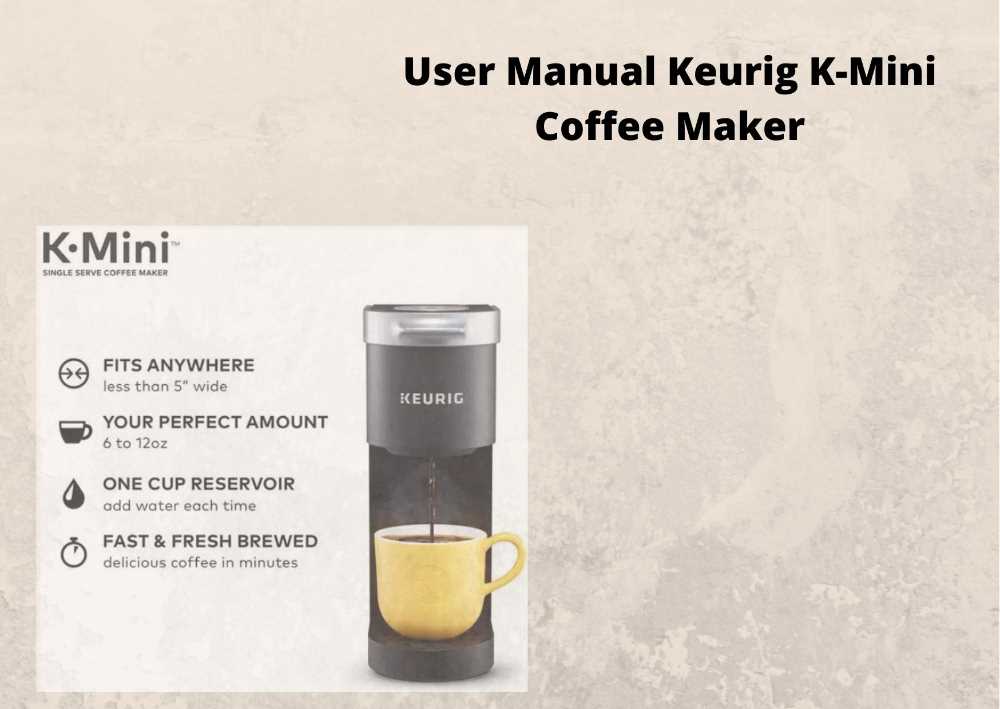 keurig single cup instruction manual