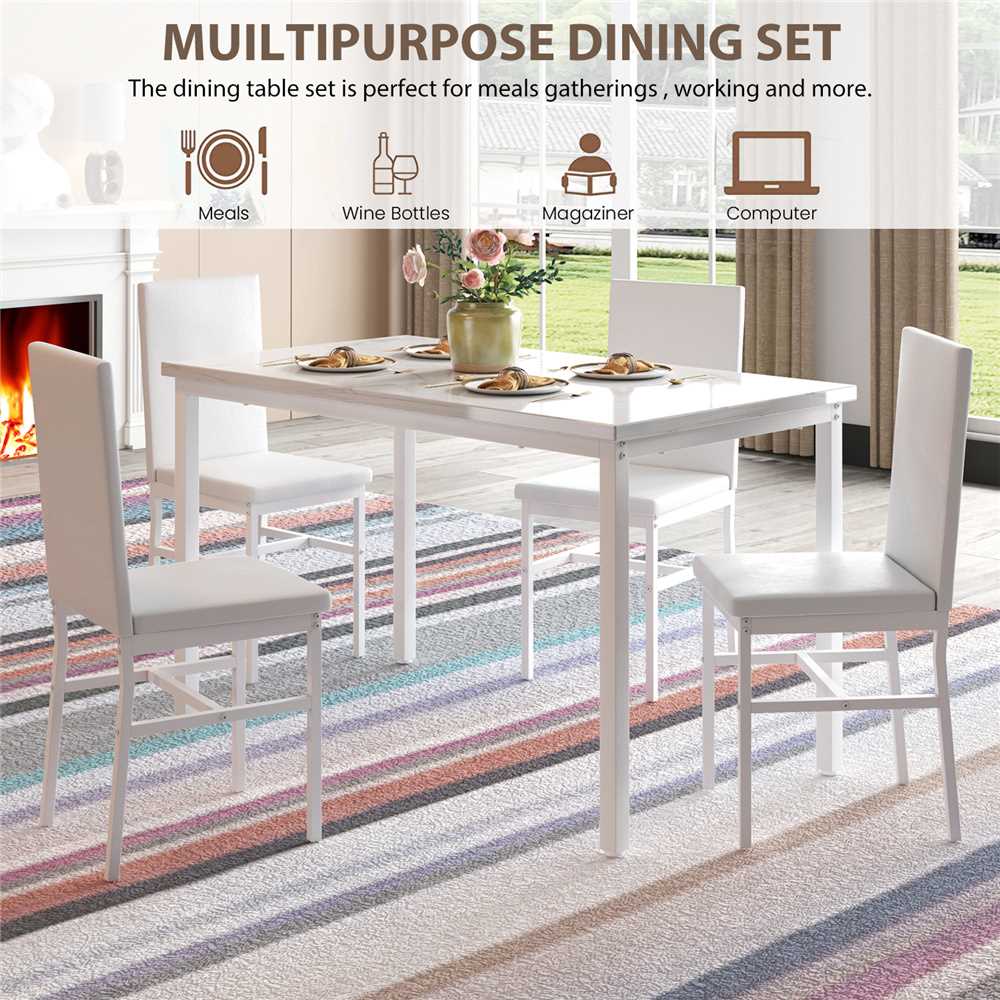 mainstays 5 piece counter height dining set instruction manual