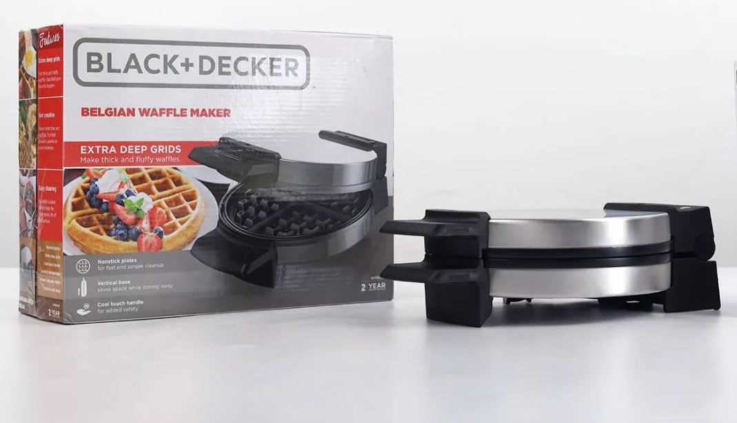 black and decker belgian waffle maker instruction manual