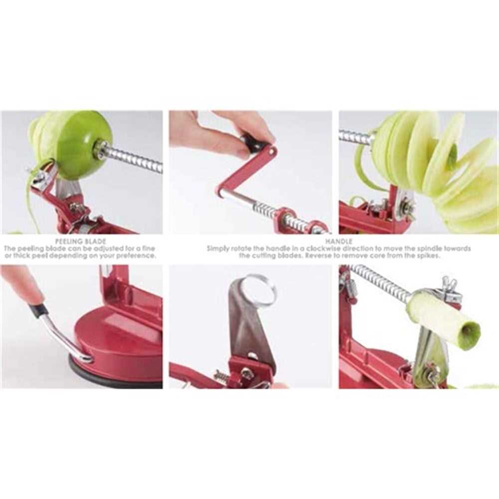 peel away apple peeler instruction manual