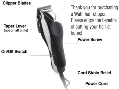 wahl color pro instruction manual