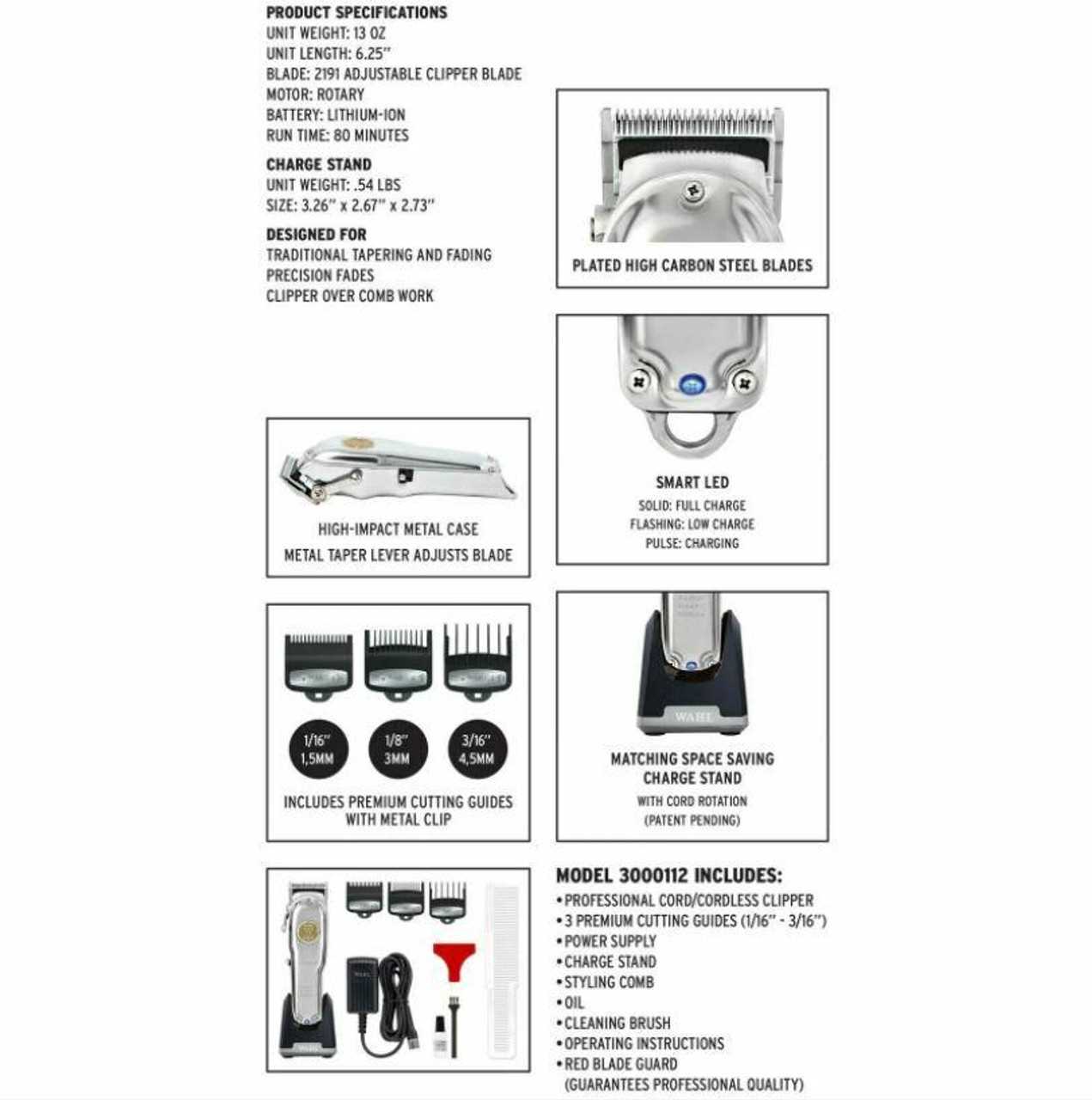 wahl clippers instruction manual