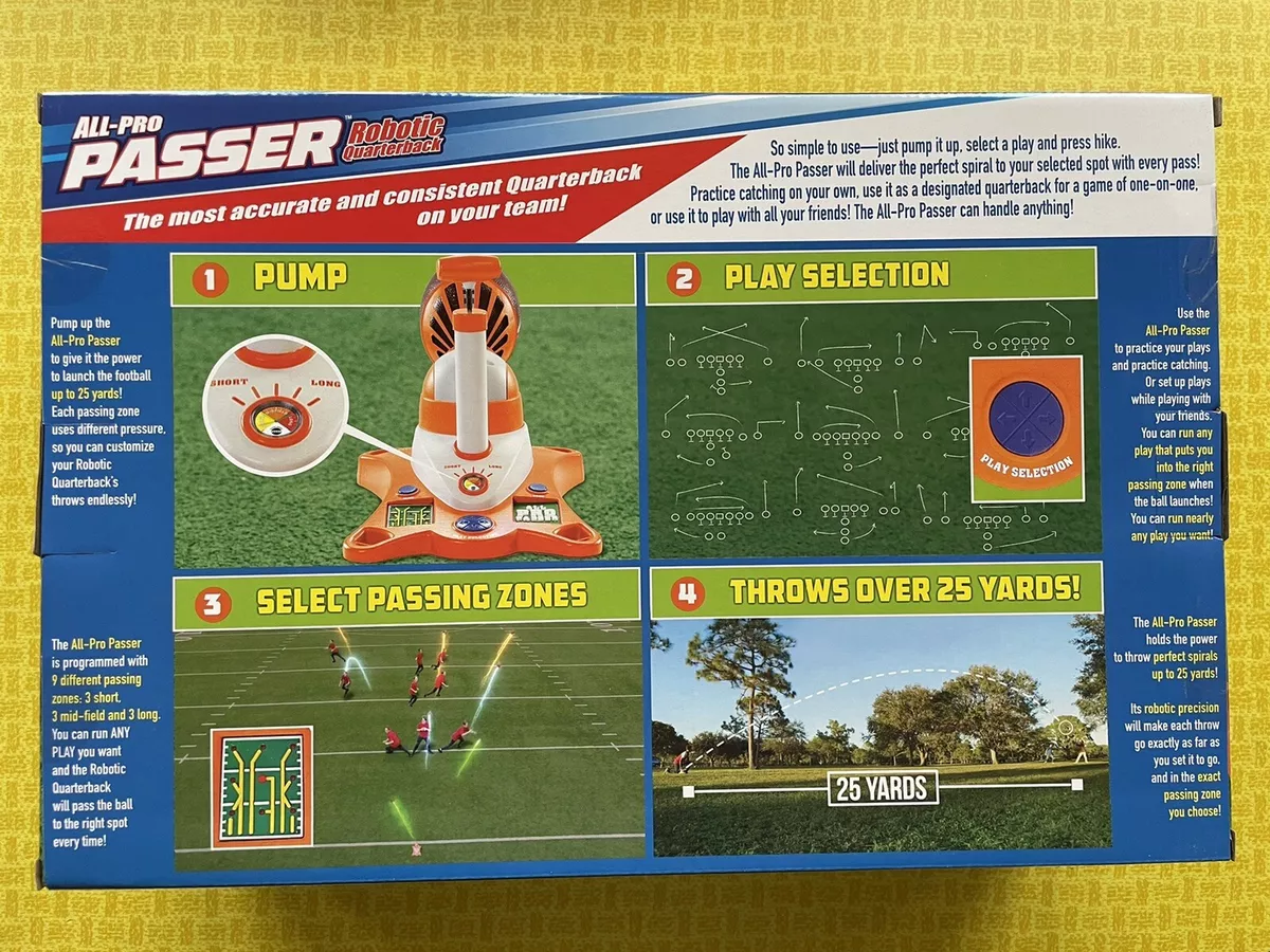 all pro passer robotic quarterback instruction manual