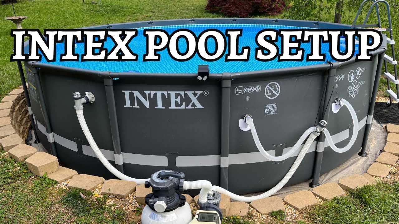 setup manual intex rectangular pool instructions