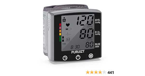 puruizt wrist blood pressure monitor instruction manual