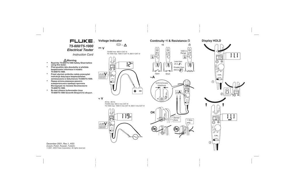 fluke t5 1000 instruction manual