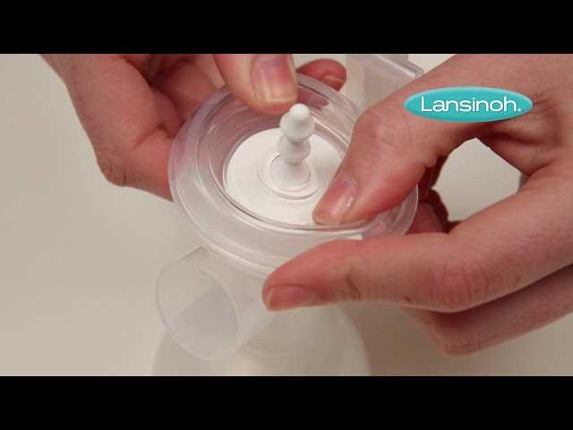 lansinoh manual breast pump instructions