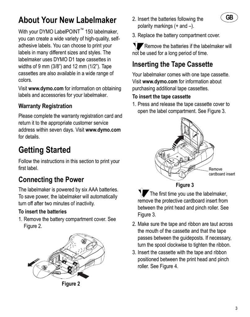 dymo labelmanager 150 instruction manual