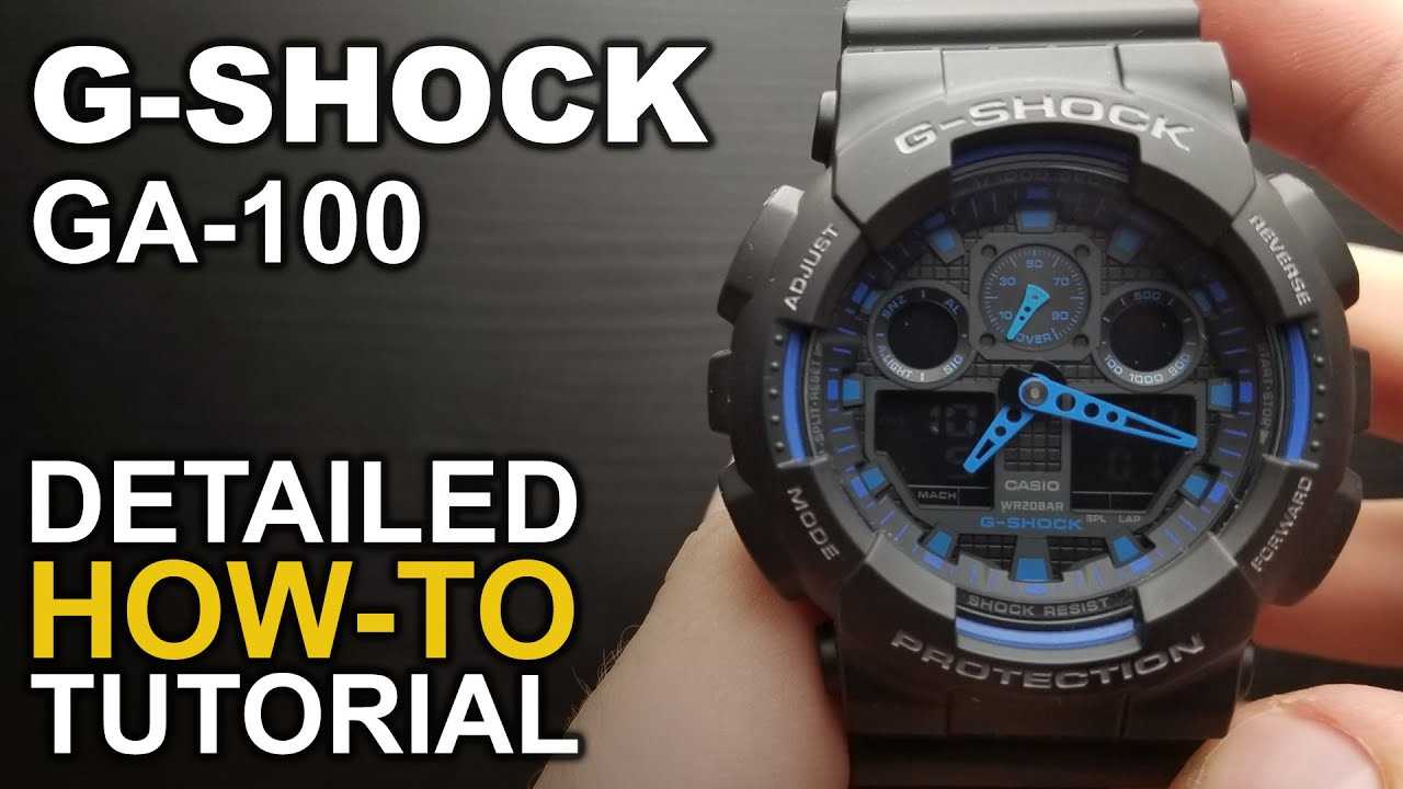 g shock instruction manual