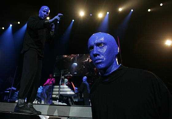 blue man group rock concert instruction manual