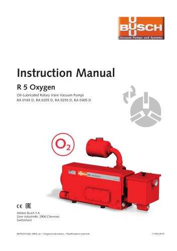 vacuum pump instruction manual