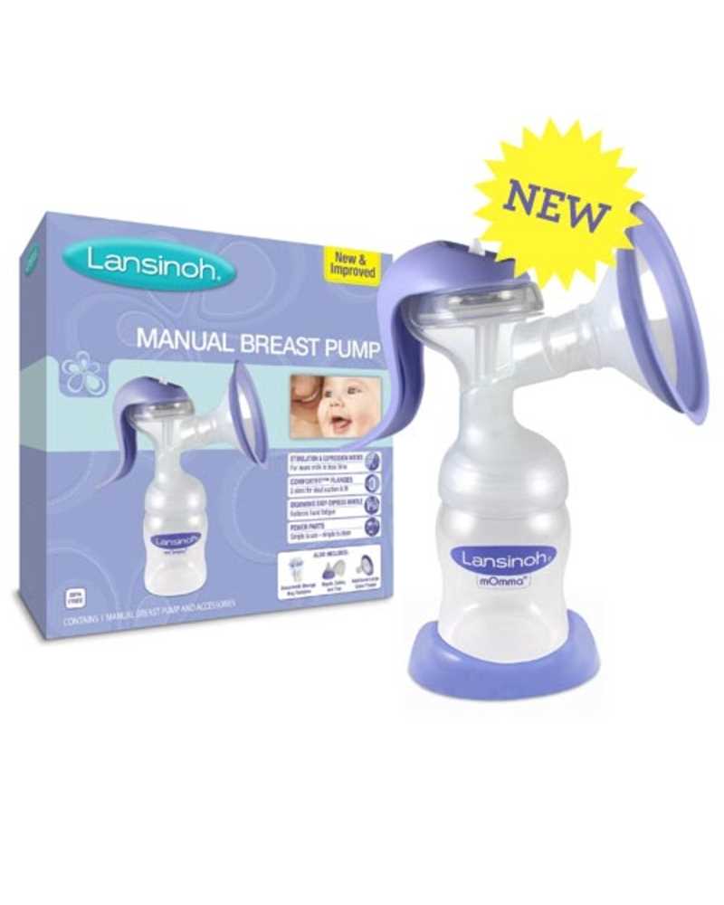 lansinoh manual breast pump instructions