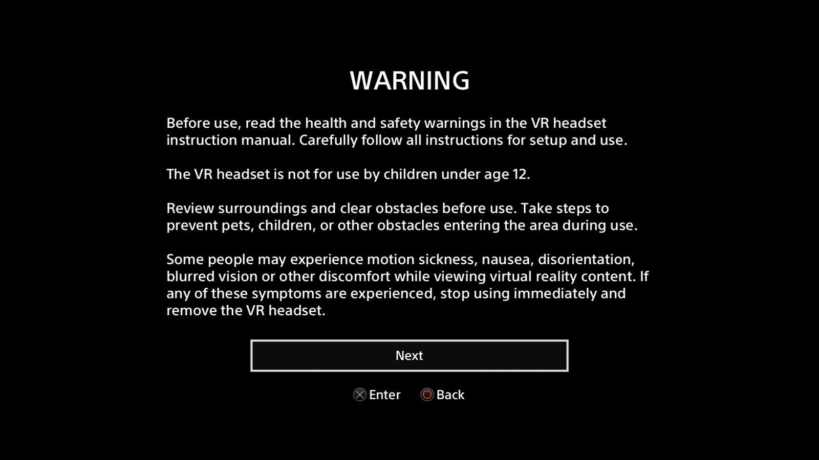 ps4 vr instruction manual