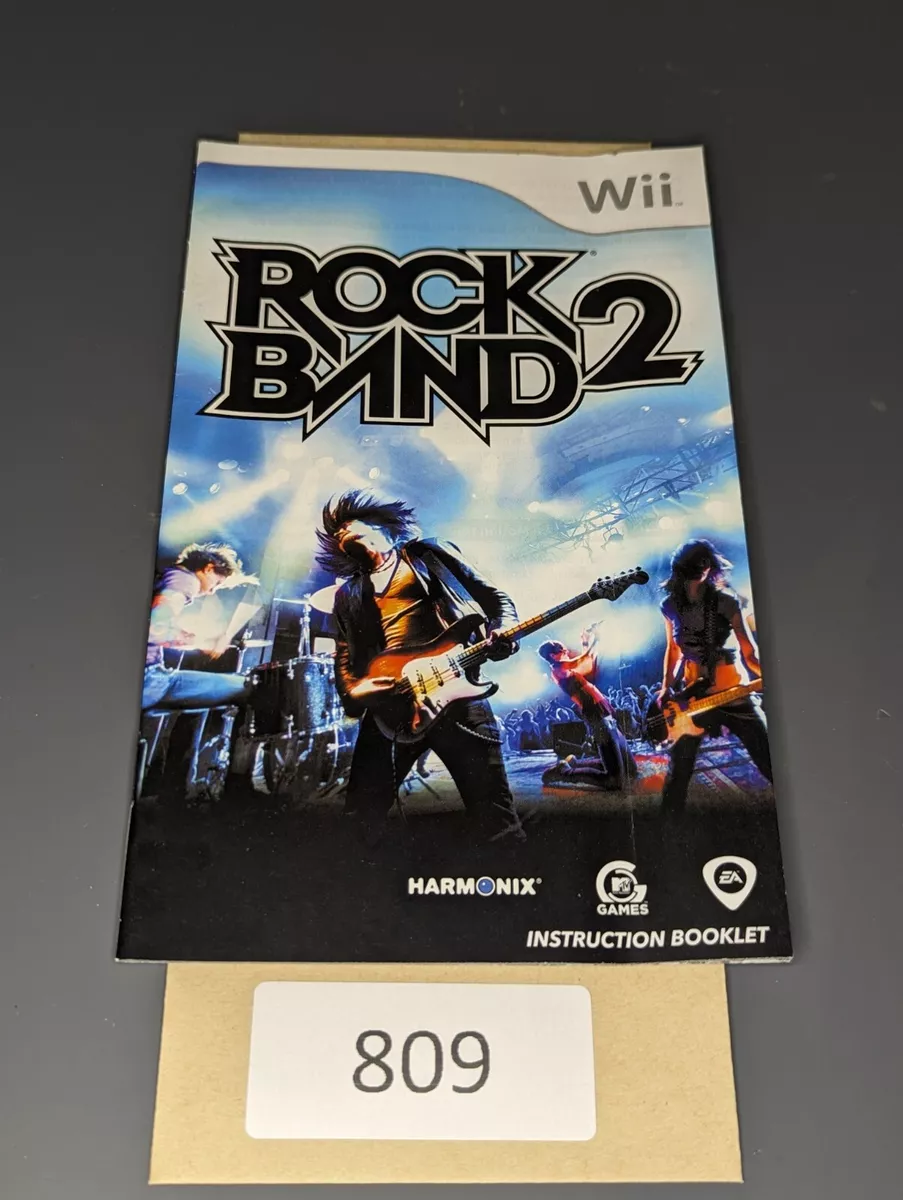 rock band 2 instruction manual