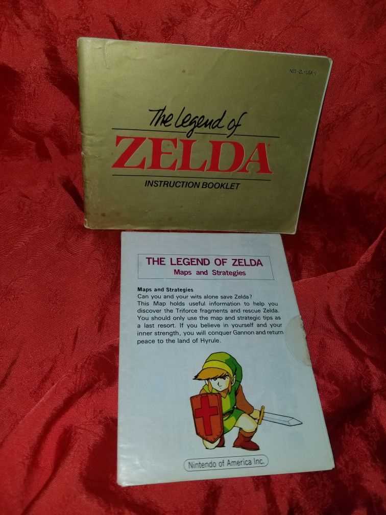 legend of zelda nes instruction manual