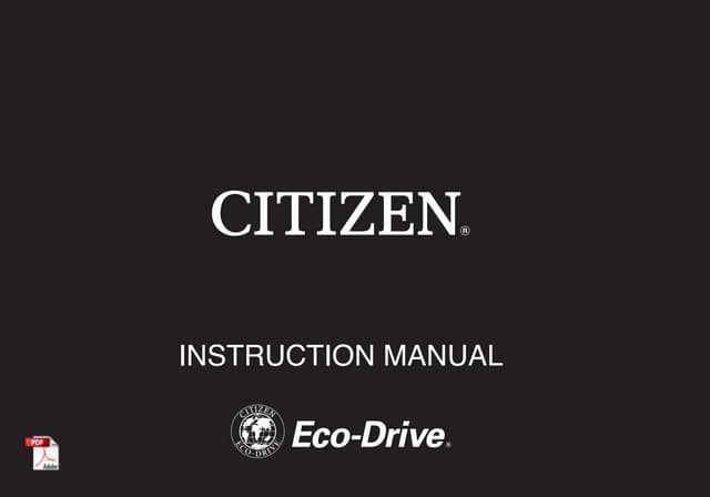 citizen wr100 instruction manual