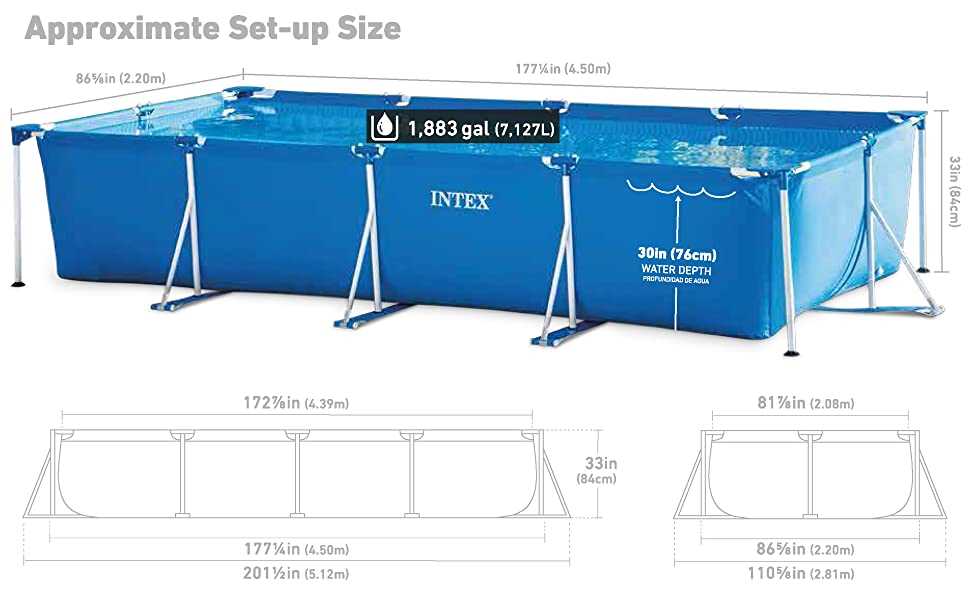 setup manual intex rectangular pool instructions