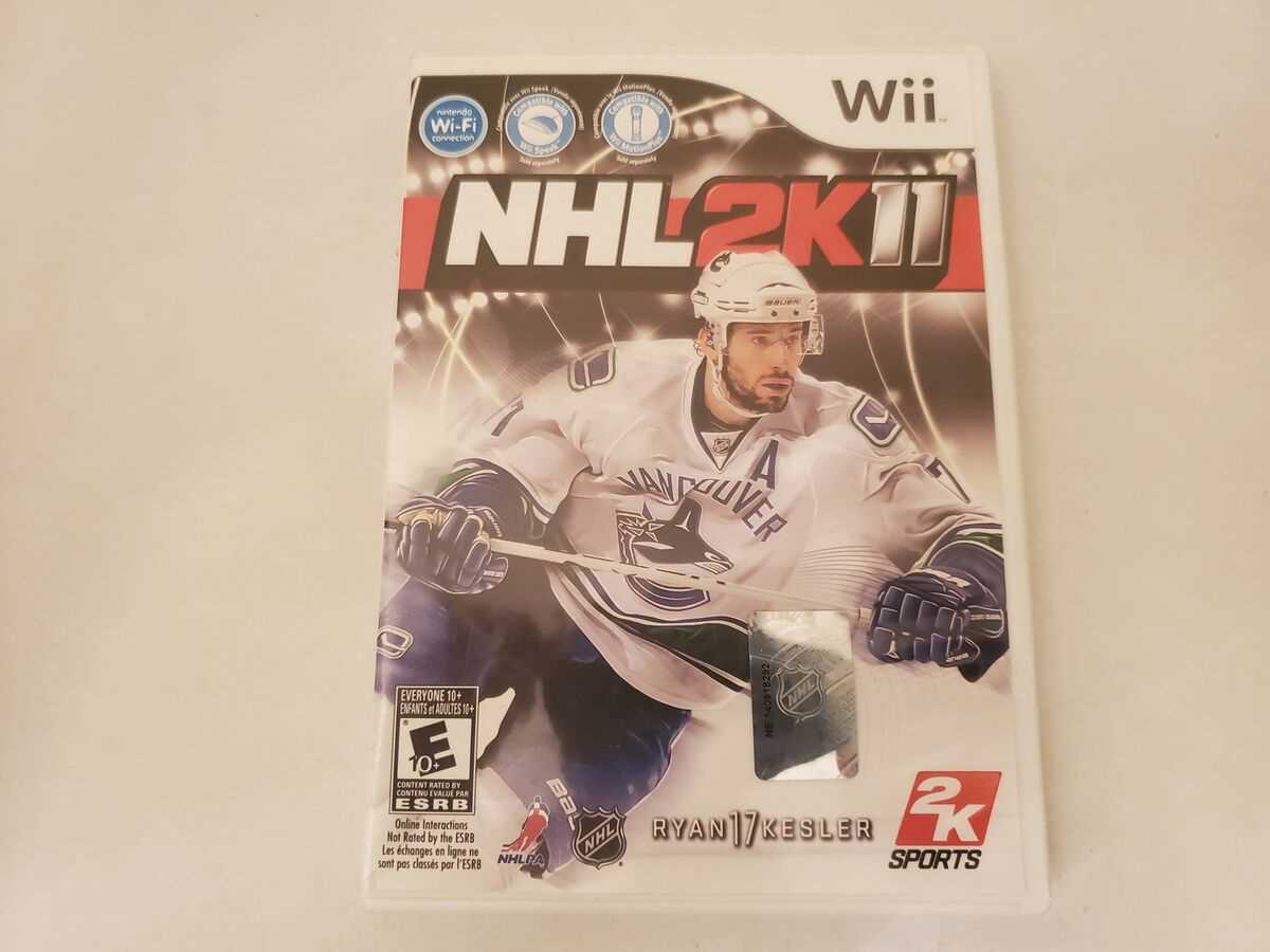 nhl 2k11 wii instruction manual