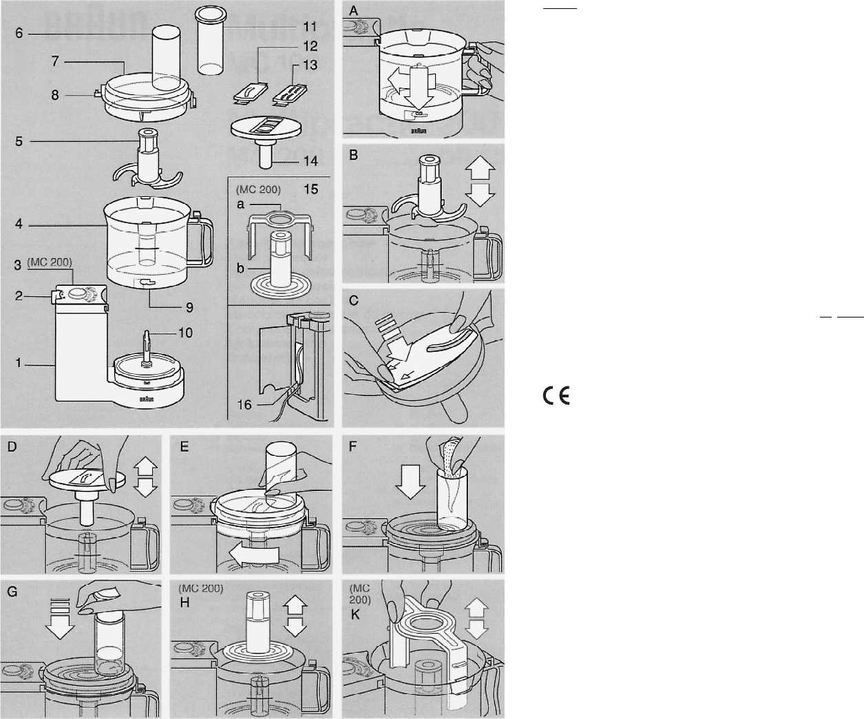 bhg food processor instruction manual