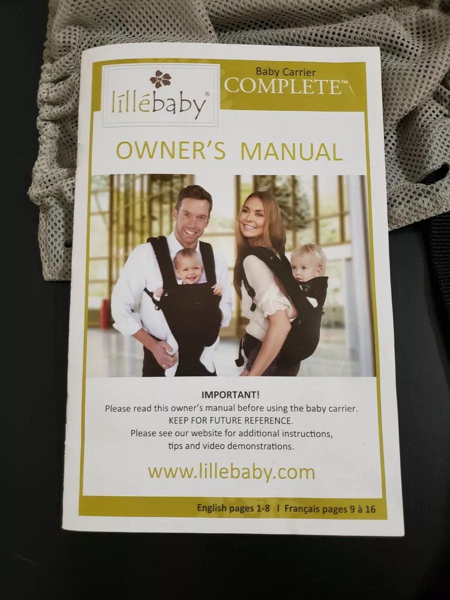 lillebaby carrier instruction manual