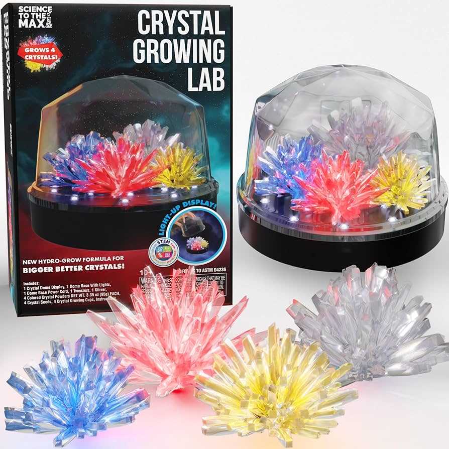 ultimate light up crystal growing kit instruction manual